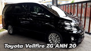 Toyota Vellfire Anh20 รถต้นแบบที่ใช้เป็นกรณีศึกษา สำหรับปั้นคันต่อๆไป