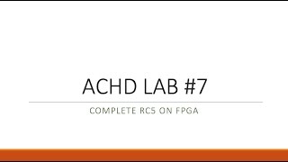 Implementation of complete RC5 on FPGA