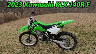 First Day Riding New '23 Kawasaki KLX140R F 4K60