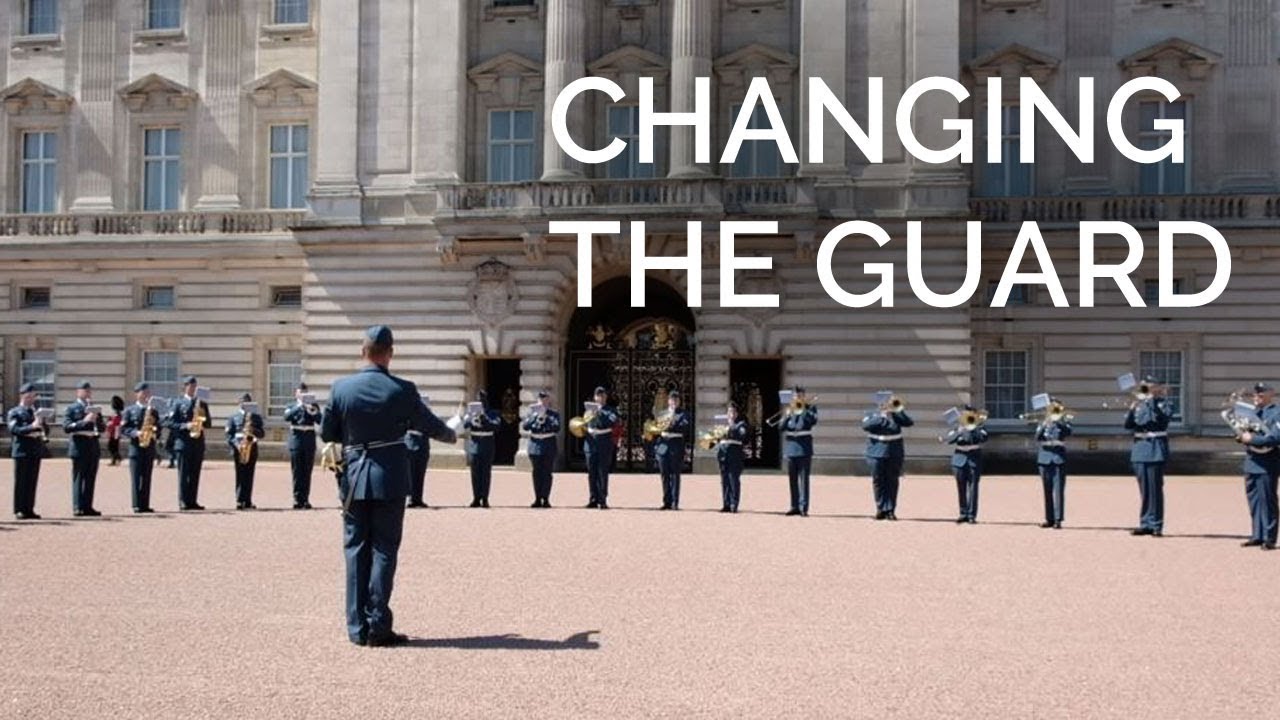 The Royal Canadian Air Force Change The Guard At Buckingham Palace ...