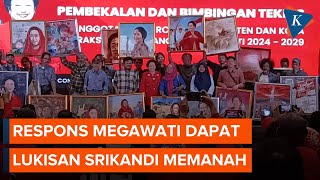 Megawati Dapat Lukisan Srikandi Memanah, Responsnya Bikin Kader Bersorak