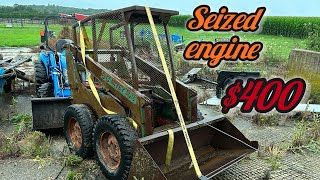 Will it start? $400 Seized Skid Steer — Mighty Mac 8c saved from the scrapyard!