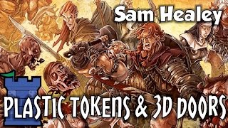 Zombicide: Black Plague Plastic Tokens and 3D Doors Review - with Sam Healey