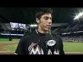 CIN@MIA: Yelich talks about his walk-off hit