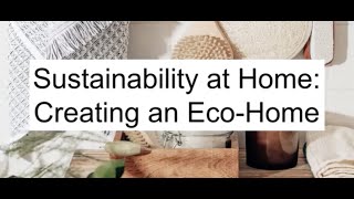 Sustainability at Home