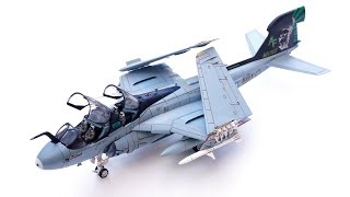 测评JCwings 1/72星战武士中队EA-6B徘徊者电子战机合金成品模型