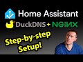 Secure Home Assistant Remote Access with DuckDNS and NGINX (Step-by-Step)