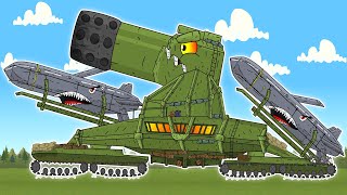 Ракетный Супер Танк СССР - Мультики про танки
