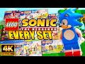 EVERY LEGO SONIC SET EVER MADE REVIEWED IN 1 VIDEO - Sonic Lego Showcase & Collection 4K