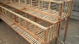 DIY. EASY WAY TO MAKE LAYER CAGE USING BAMBOO STICK.