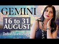 GEMINI Tarot reading from 16 to 31 August  2024