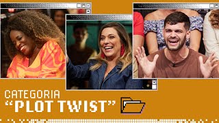 Tati Tiburcio, Julia Rabello e Lorran em PLOT TWIST | Troféu Que História É Essa, Porchat