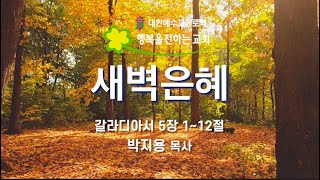 새벽은혜 (2024.10.28(월) / 박지용 목사)