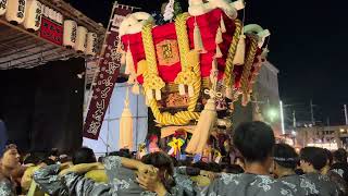 2024/10/12石津太神社【石津川向ふとん太鼓】宮入