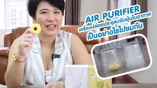 รีวิว Air Purifier เครื่องปล่อยประจุลบจับฝุ่นในอากาศ