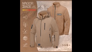 MAJOR MADE 二代兩件式北極絨登峰外套