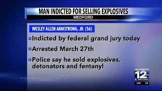 Man indicted for selling explosives