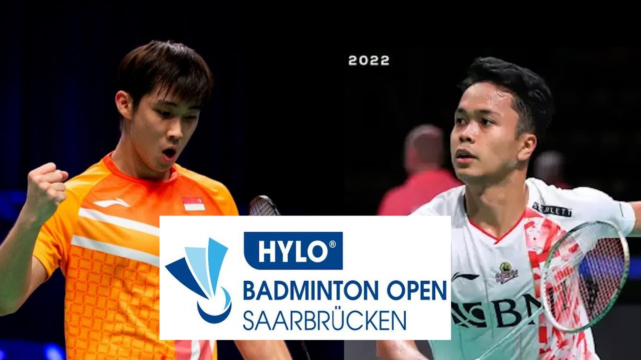 Anthony Sinisuka Ginting Vs Loh Kean Yew - HYLO Open 2022 Badminton ...