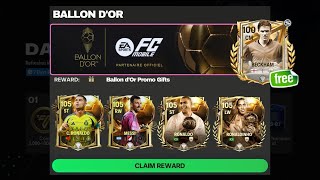 105 Ronaldinho! 105 Ronaldo! Ballon d'Or Official Leaks😬 Free Gifts! Fc Mobile