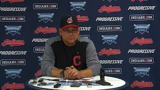 TB@CLE: Francona talks holding off late Rays comeback