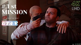 GTA 5 - First Mission | Prologue | 4K 60FPS UHD | Grand Theft Auto 5 First Mission | Playing in 2021