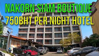 GREAT VALUE CENTRAL PATTAYA HOTEL NEAR 3RD RD 750BHT NIGHTLY HIGH SEASON REVIEW NAKORN SIAM BOUTIQUE