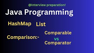 Comparing Comparable, List, and HashMap in Java