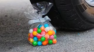 15 MINUTES Experiment Car vs Colorful Bubble  and vs Jelly | Crshing Crunchy & Soft Things by Car