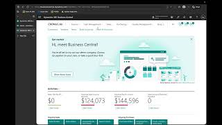 Dynamics 365 Business Central 2026 Release Wave 1 Preview
