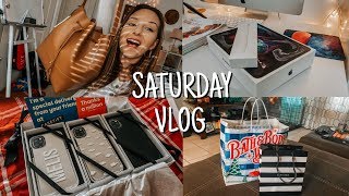 saturday vlog: new iPad, what's in my purse, shop with me, homework