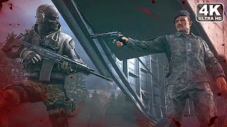 Ghost And Roach Death Scene 4K 60FPS - Call Of Duty Modern Warfare 2 Remastered