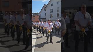 EST2023 - Trychlergruppe Meggen am Eidg. Scheller- u. Trychlertreffen in Menzingen ZG