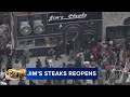 Jim's Steaks reopens 2 years after devastating fire to serve iconic cheesesteaks