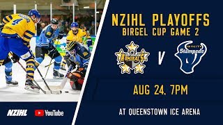 NZIHL 2018 | Birgel Cup Game 2: West Auckland Admirals v Skycity Stampede - August 24