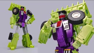 XTransbots MX-41 Ground Bite Scrapper Devastator review.