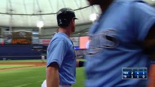 TEX@TB: Longo drives RBI double off right-field wall