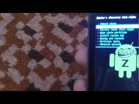 Xrecovery on Xperia x8 Xrecovery on Xperia x8