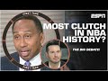 👑 KING?! 👑 Stephen A. & JJ Redick debate the MOST CLUTCH in NBA history | First Take