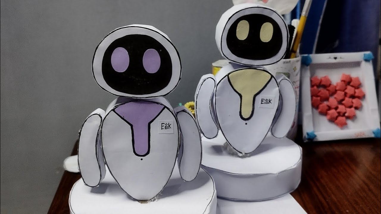 Homemade Paper Mini Robot Diy Paper Robot Eilik Very Easily You Make