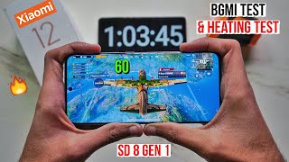Xiaomi 12 Pubg Test With FPS Meter, Heating and Battery Test | SD 8 Gen 1 😱