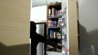 Richelieu Kitchen Showcase 2- Tandem Depot sliding basket system