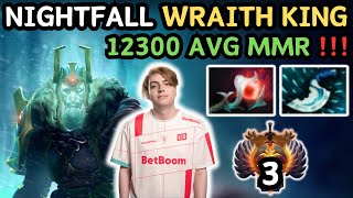 🔥 Rank 3 Nightfall WRAITH KING Hard Carry Gameplay 7.37e 🔥 - Dota 2