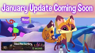 JANUARY UPDATE COMING SOON | FROLICKING FOXES, NEW YEAR, AND MORE | Animal Jam