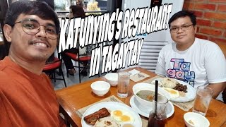 Trying Delicious Food at KaTunying's Restaurant in Tagaytay | Vacation Vlog