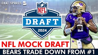 2024 NFL Mock Draft: Chicago Bears Pass On Caleb Williams & TRADE DOWN From #1 Pick