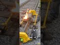 Thermite welding process for joining railway tracks | #indianrailways #welding #experiment #shorts