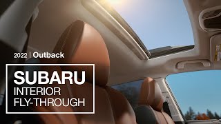 2022 Subaru Outback Interior Fly-Through Preview