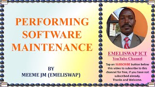 Performing Software Maintenance