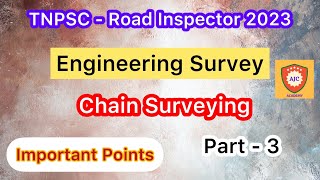 TNPSC - Road Inspector Exam/Chain Surveying/Part - 3