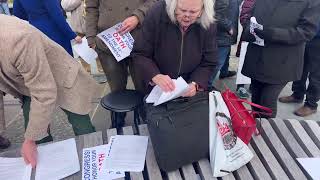 Anti-Trump protesters in DC demand Congress reject January 6 Trump certification with 14th Amendment